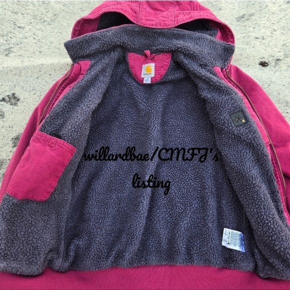 Carhartt Womens Small Weathered Wildwood Duck Jacket-RARE Color! - Picture 3 of 7